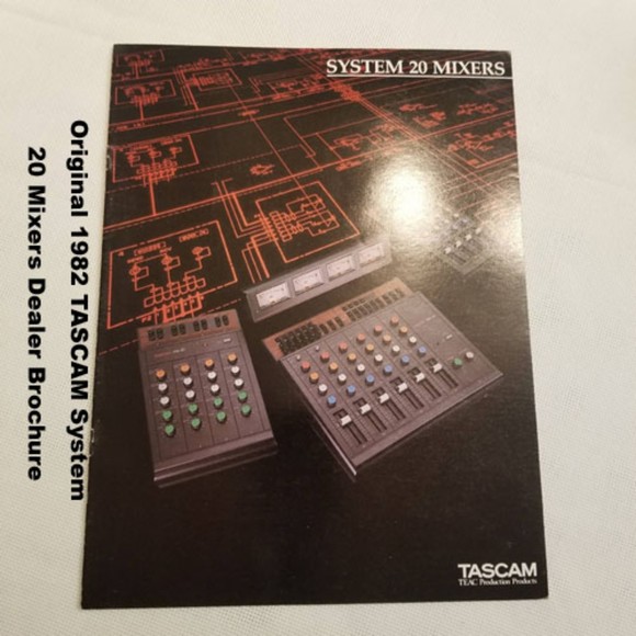 Other Original 1982 Tascam System 2 Mixers Dealer Brochure Poshmark